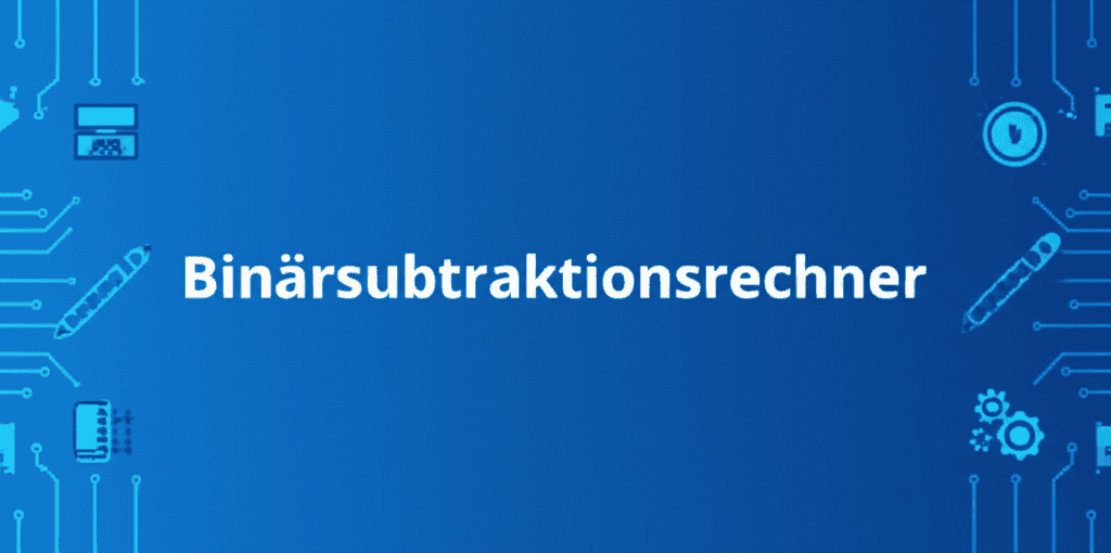 Binärsubtraktionsrechner
