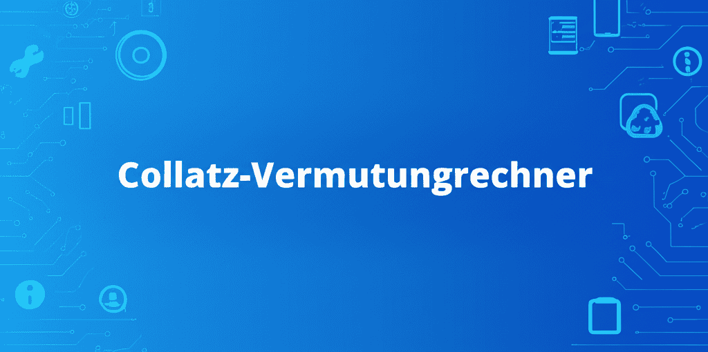 Collatz-Vermutungrechner Diagramm