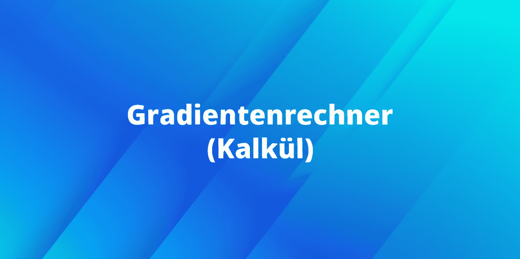 Gradientenrechner (Kalkül) Interface