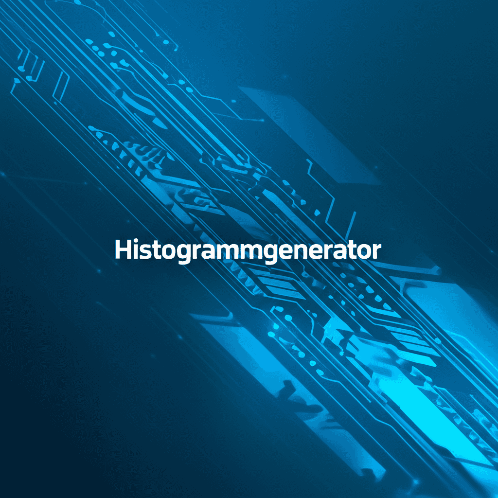 Ein Beispielhistogramm, generiert von einem Digitaler Rechner.