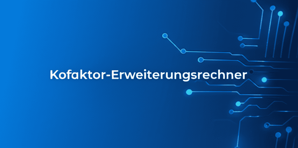 Kofaktor-Erweiterungsrechner