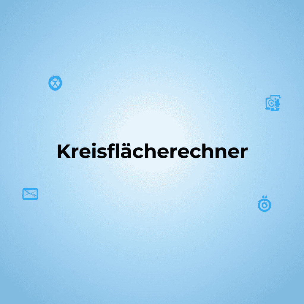 Kreisflächerechner Illustration