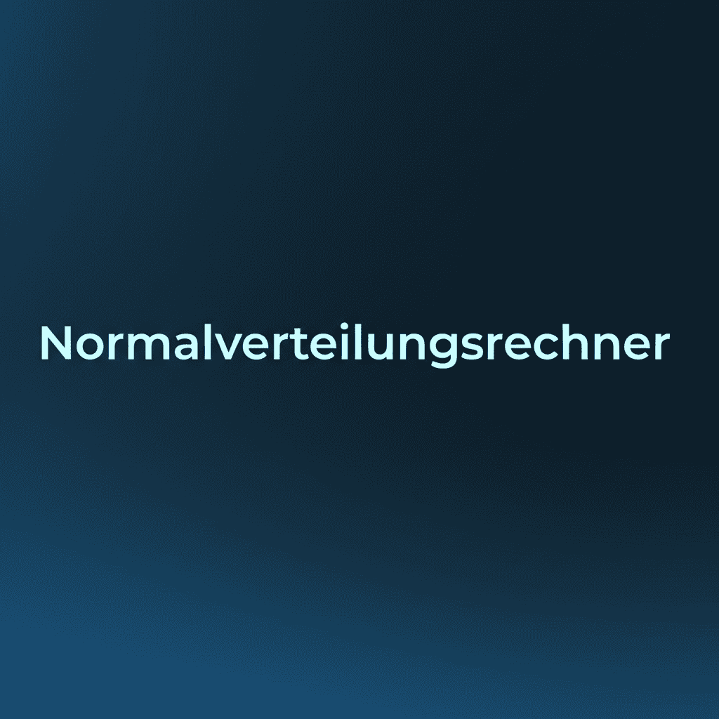 Normalverteilungsrechner Diagramm