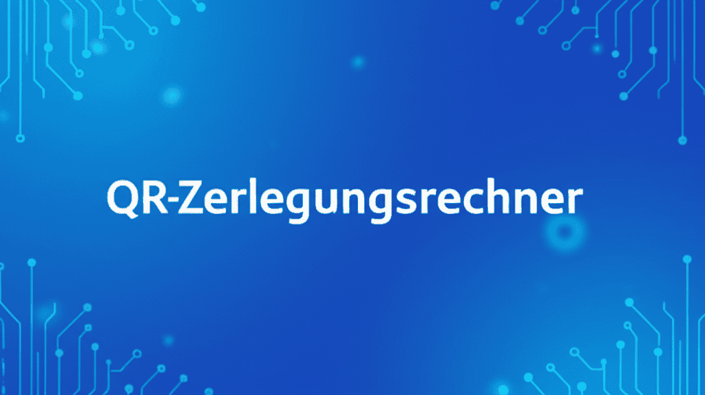 QR-Zerlegungsrechner