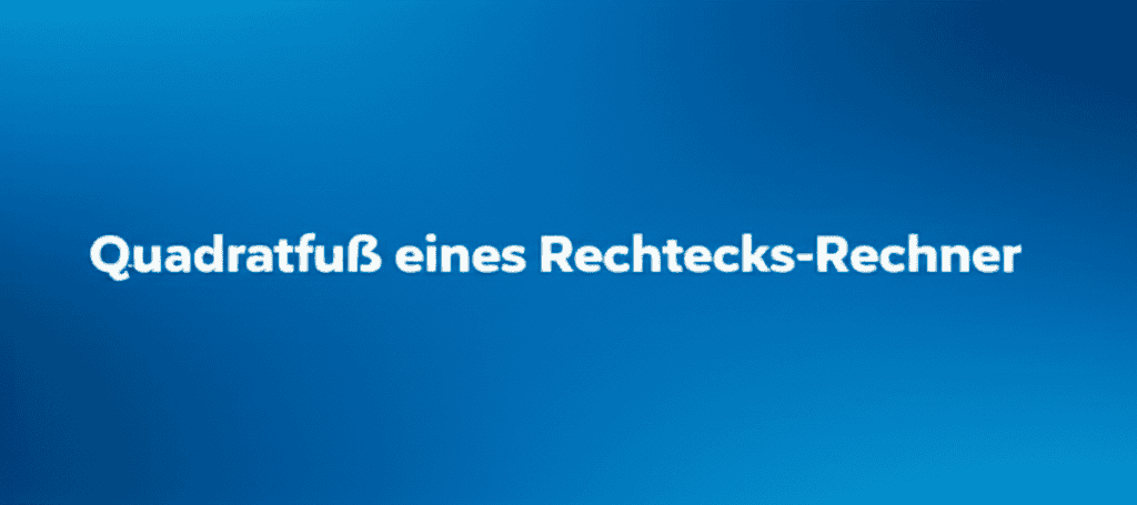 Illustration des Quadratfuß eines Rechtecks-Rechners