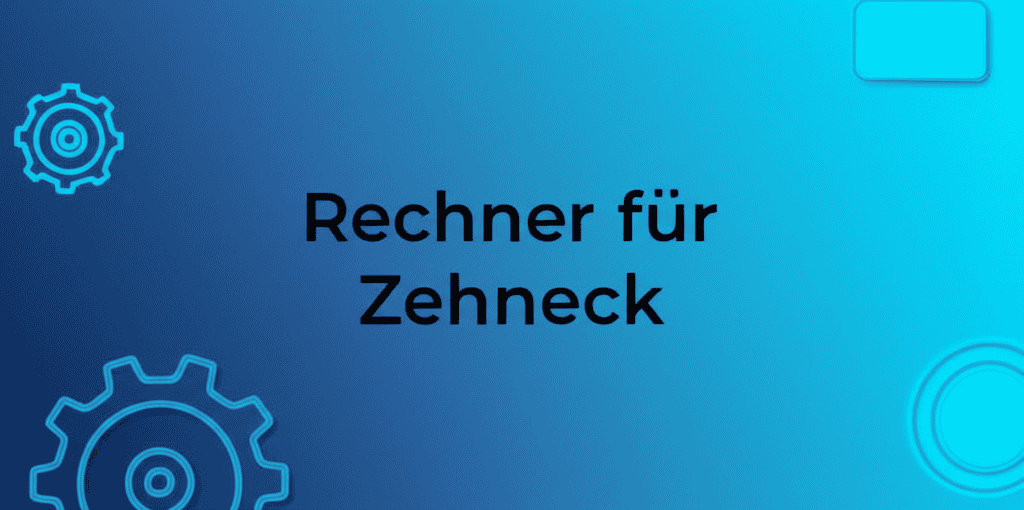 Zehneck mit Beschriftung
