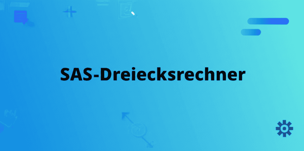 SAS-Dreiecksrechner Diagramm